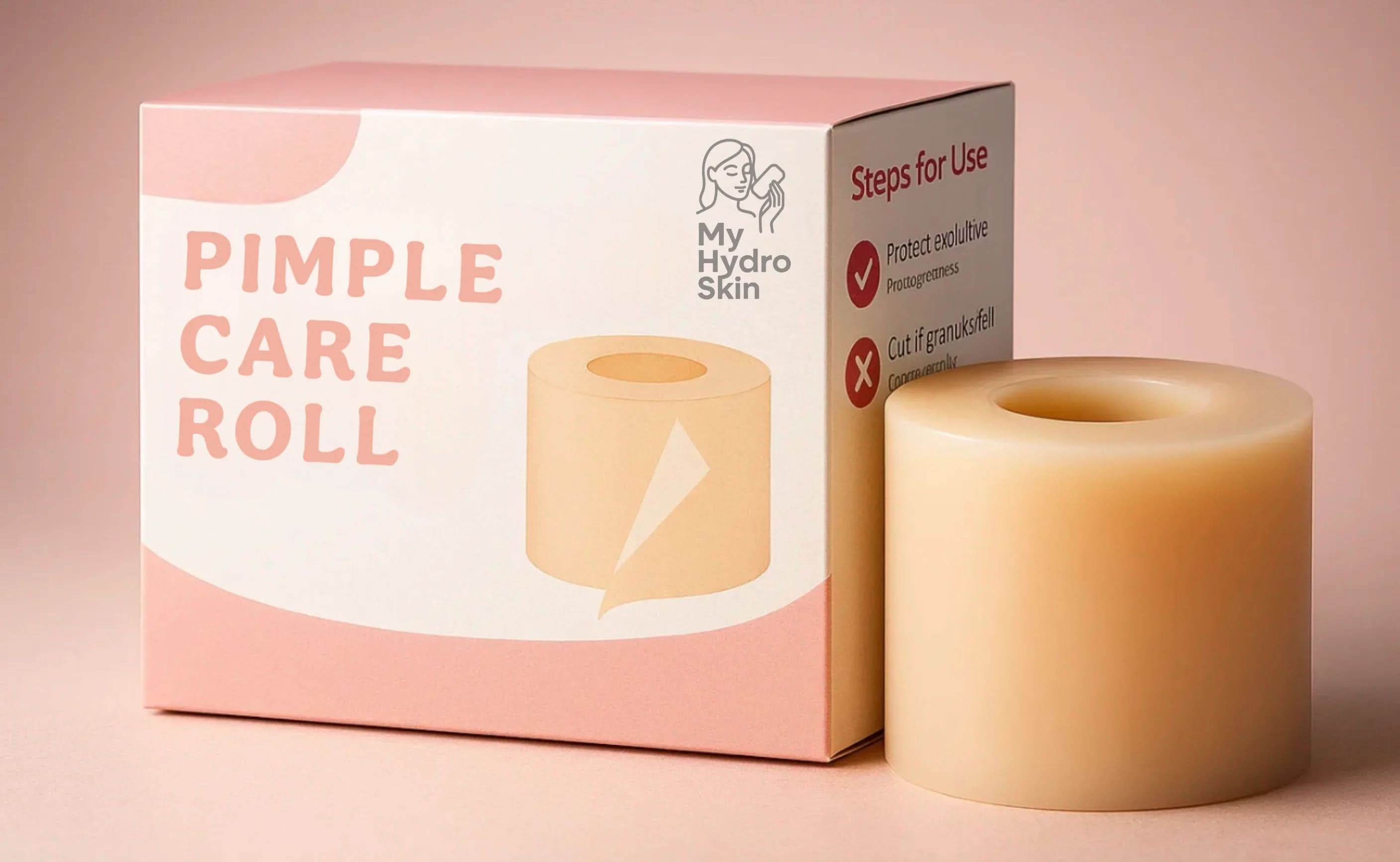 Acne Care Roll 100cm - Hydrocolloid Patch for Acne & Pimples - MyHydroSkin