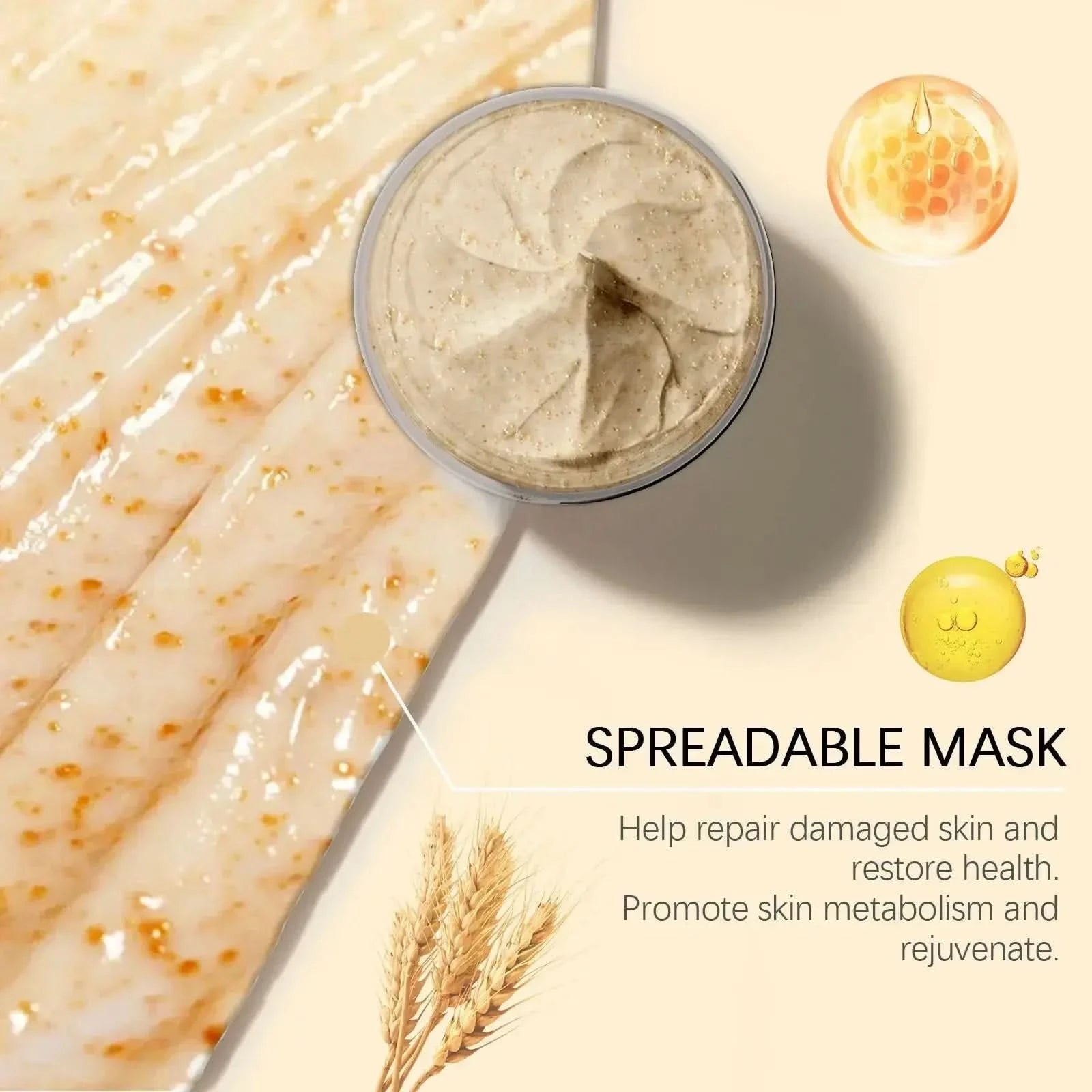 Glow & Heal: Rice & Honey Mask – Targets acne, fades scars, hydrates deeply, and reveals radiant skin. - MyHydroSkin