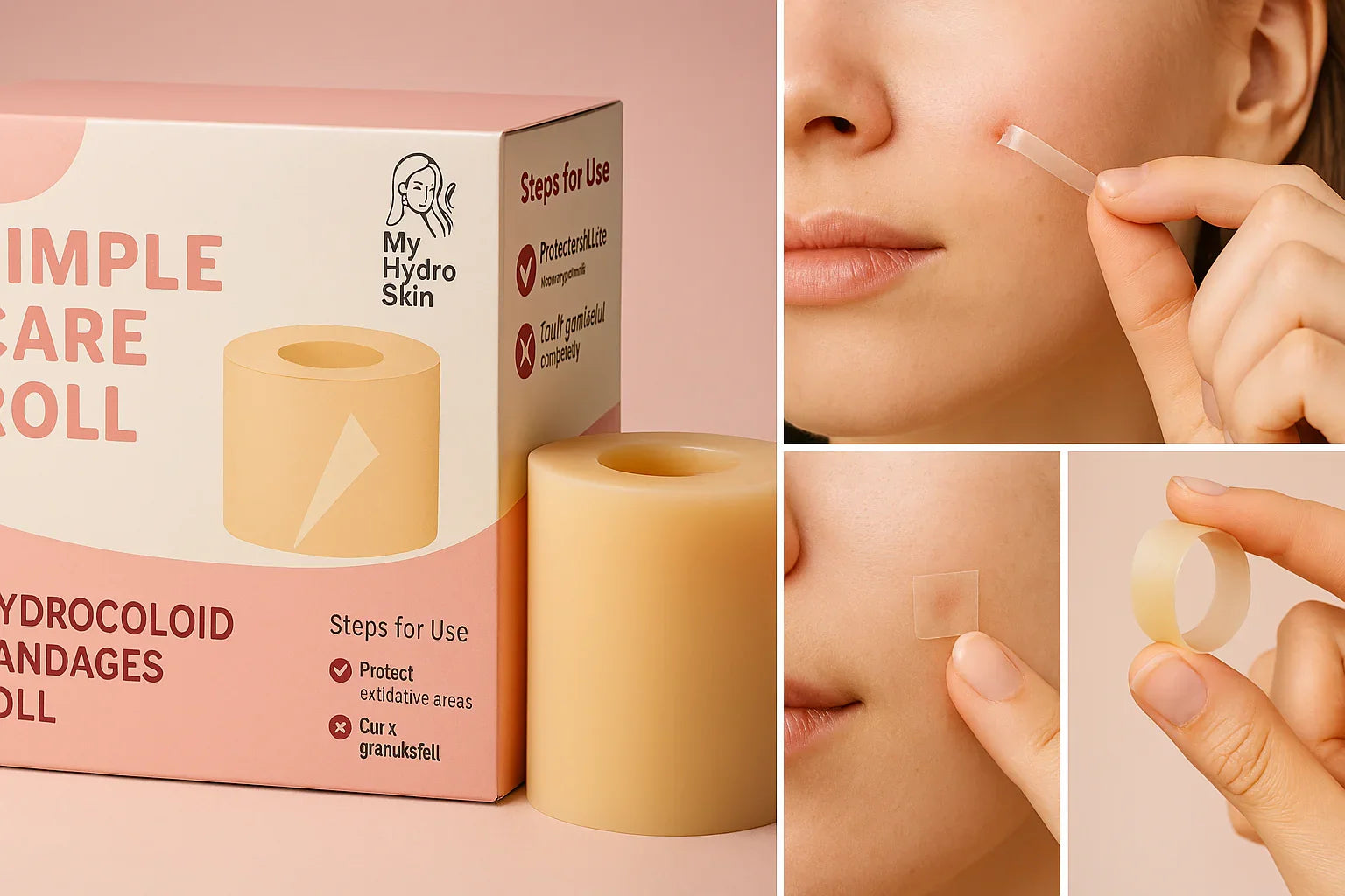 Acne Care Roll 100cm - Hydrocolloid Patch for Acne & Pimples FREE SHIPPING